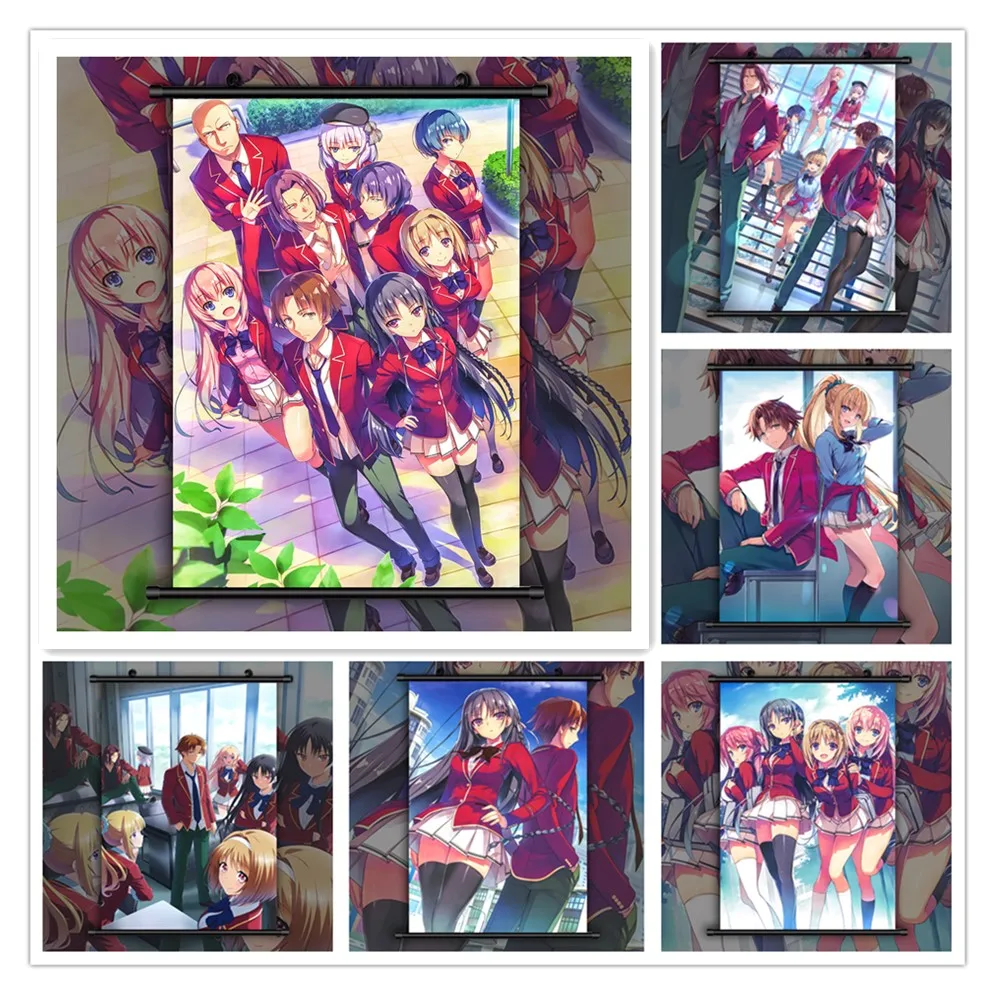 Athah Anime Youkoso Jitsuryoku Shijou Shugi no Kyoushitsu e Suzune Horikita  Classroom of the Elite Kikyō Kushida 13*19 inches Wall Poster Matte Finish  Paper Print - Animation & Cartoons posters in India 