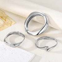 3 Styles Vintage Hip Hop métal manchette bracelets Punk or argent couleur géométrique printemps bracelets pour femme Bracelet hommes bijoux 5