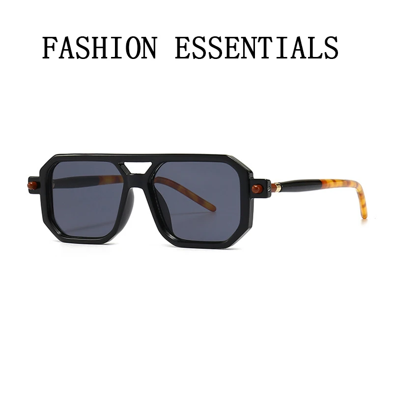 Retro Fashion Glasses Square Sunglasses For Men Blue Light