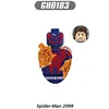 G0124 Spiderman Gwen stacy Building Blocks Hero Anime Bricks Dolls Mini Action Toy Figures Assemble Blocks Children Gifts 2