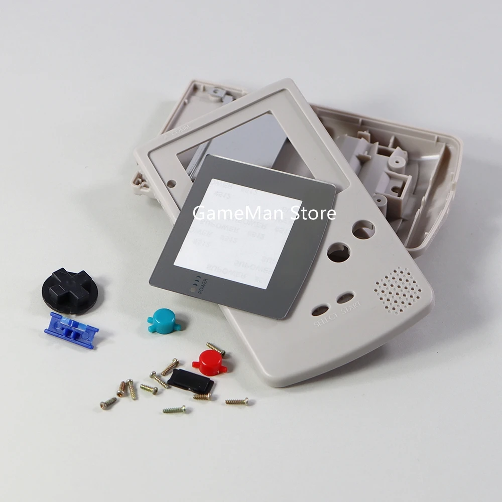 

5 шт. специальная версия пластиковый корпус чехол для Nintendo Gameboy цветной полный корпус чехол с кнопками экрана объектива для GBC