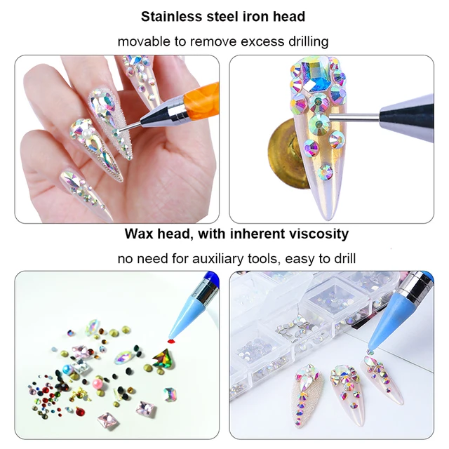 Shop Nail Rhinestone Wax Pen with great discounts and prices