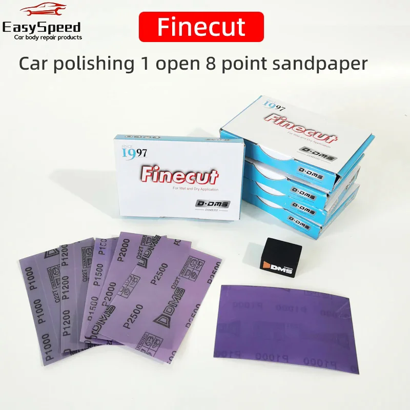 DMS 1 Open 8-point Sanding Paper Car Paint Varnish Dust Spot Blemish Polishing Sanding Block sandpaper set polish sand paper sandpaper tools