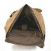 Outdoor Men's Backpack Sports Travel Backpack Oil Wax Canvas Shoulder High Capacity Backpack Travel Bag 4