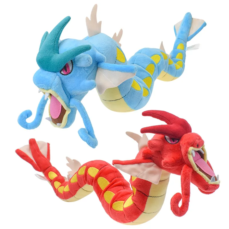 60cm Giant Big Pokemon Peluche Gyarados Leviator Garados Plush Blue Red Animal Plush Toys Doll Birthday Festival Gift For Kids plush toys
