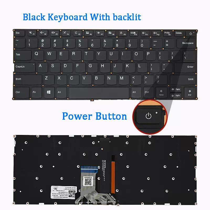 New Laptop Keyboard For LENOVO YOGA 720-12 720-12IKB YOGA 720-13IKB 720-13