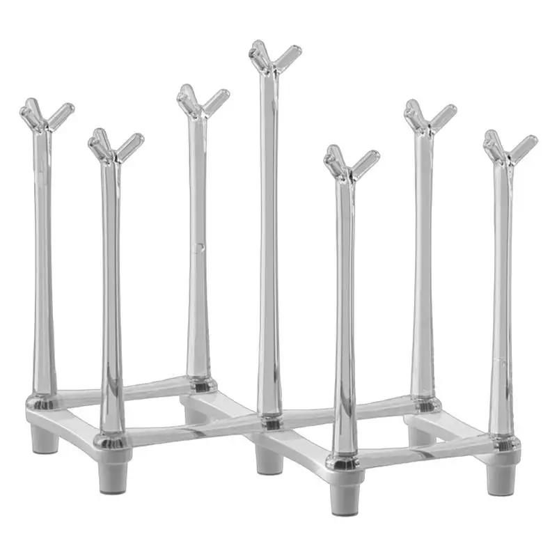 Bottle Drainer Holder Water Bottle Drying Rack Kitchen Cup Drying Rack Drinking Glass Bottle Drainer Stand Adjustable Reusable Non-Slip