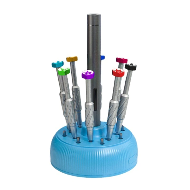 

Convenient Phone Repair Tool Screwdriver Tweezer Storage with Rotating Dropship