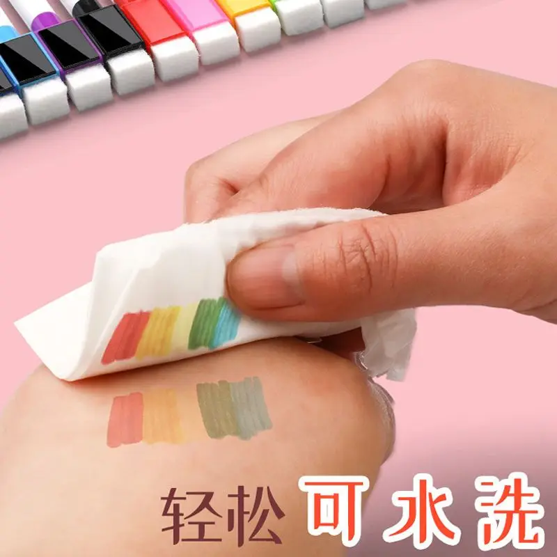 어린이 화이트보드 펜, 교사와 학생, 자기 흡수 화이트보드, 다채로운 대용량 브러시, 쉬운 16 개, 8 색