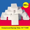 ZhangJi 20 40 Pcs Melamine Sponge Compressed Magic Shoes Kitchen Bathroom Multi-function Cleaning Tools Quality Supplier 1