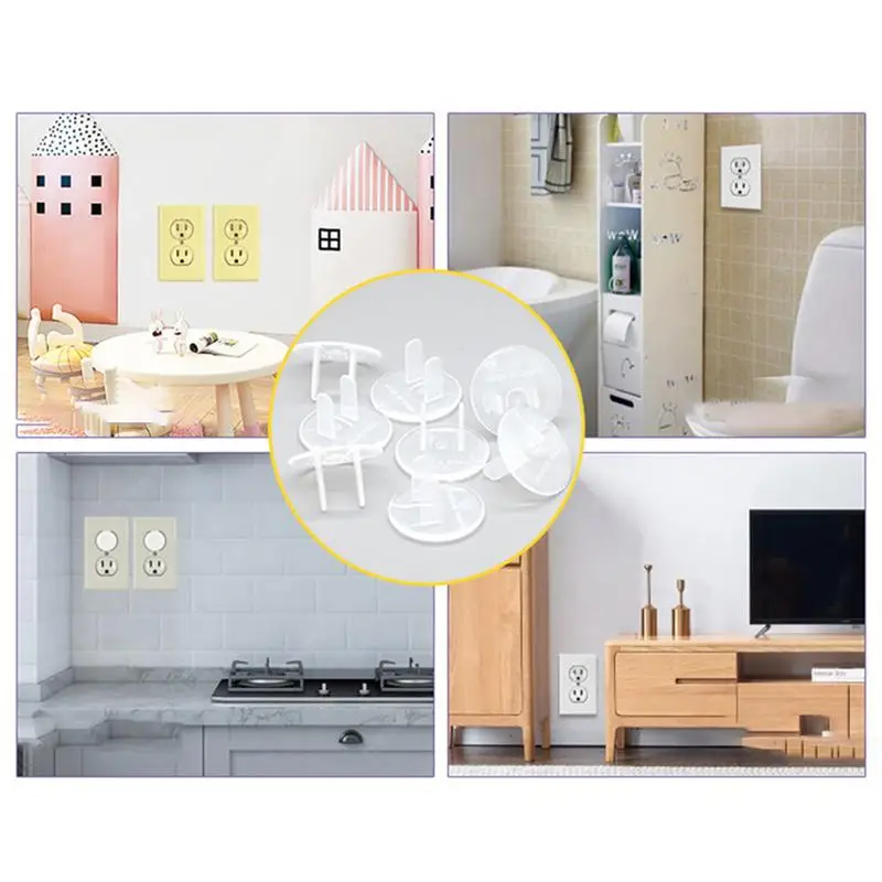 Electrical Safety Socket Protective Cover Baby Care Safe Guard Protection Children Anti Electric Shock Protectors for household