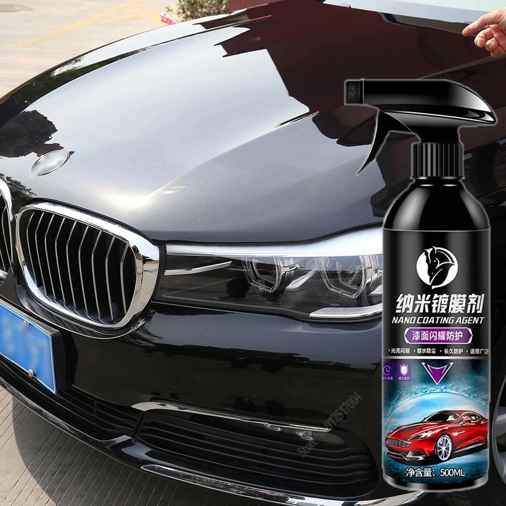 10H Ceramic Car Coating 500ML 9H Nano Liquid Glass Plated Crystal