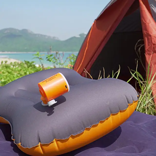 GIGA  Pump 2.0 Mini Air Pump For Mattress Mat Camping Portable Electric Inflator Swimming Ring Vacuum Pump with 5 Nozzles 3