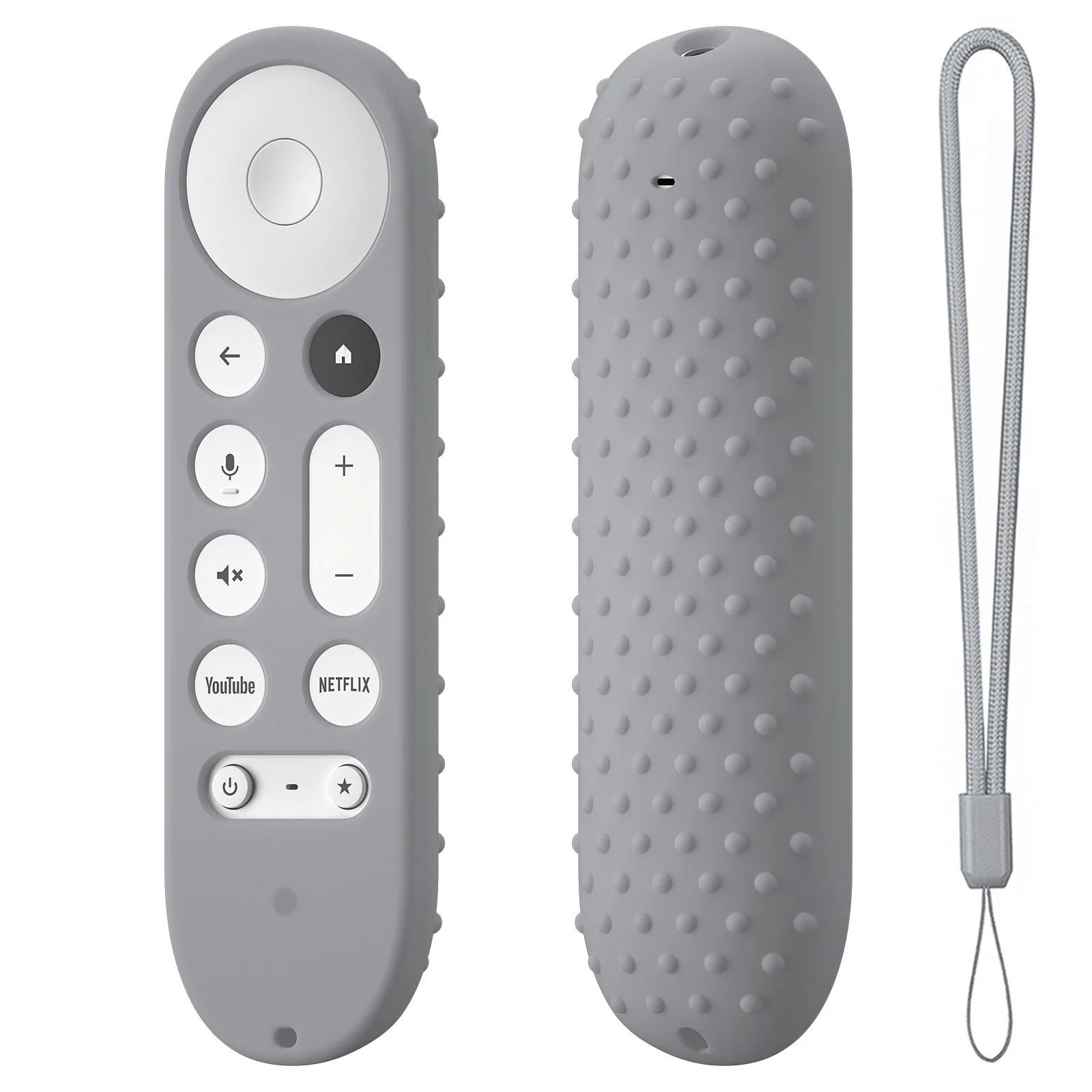 Silicone Remote Controller Cases Protective Covers For Google TV Streamer 4K TV for Google Remote Controll silicone remote case,silicone remote sleeve,silicone remote cover,silicone case protector,remote controller cover