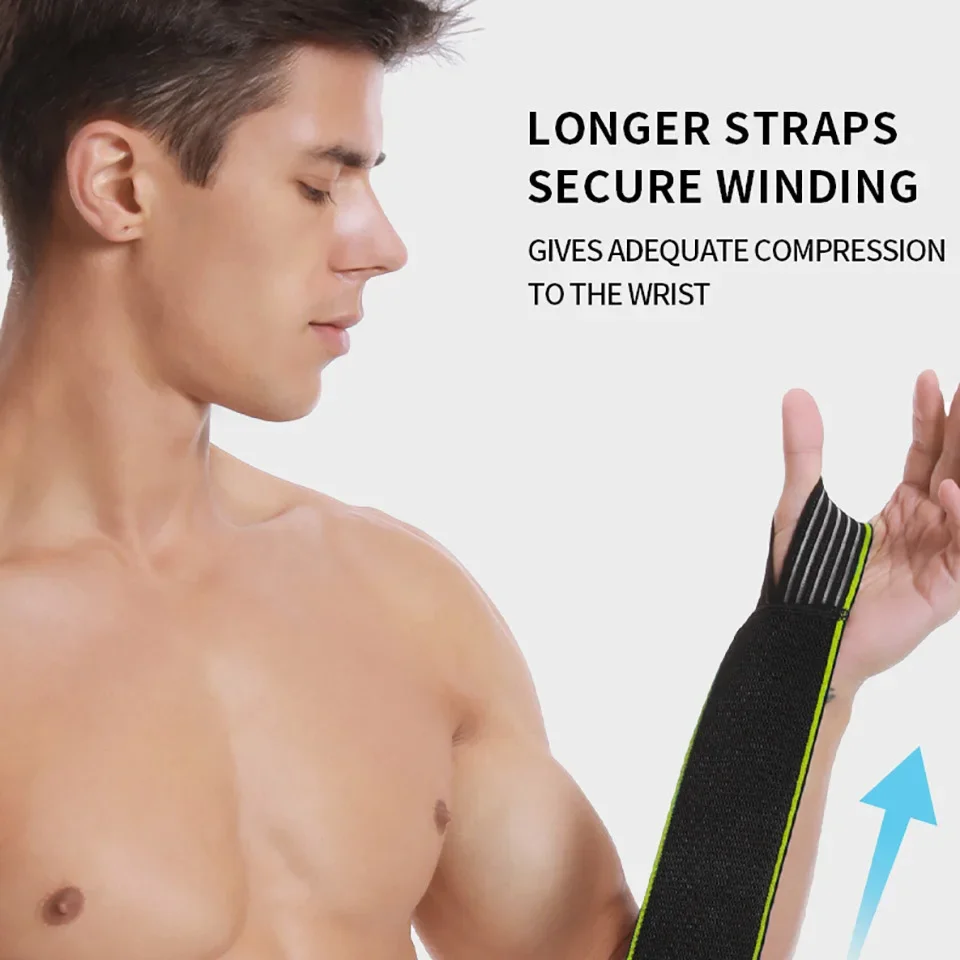 1PCS Adjustable Wristbands Wrist Support Bracer Gym Sports Wristband Carpal Protector Breathable Injury Wrap Band Strap Safety sports wristbands sports wrist guards