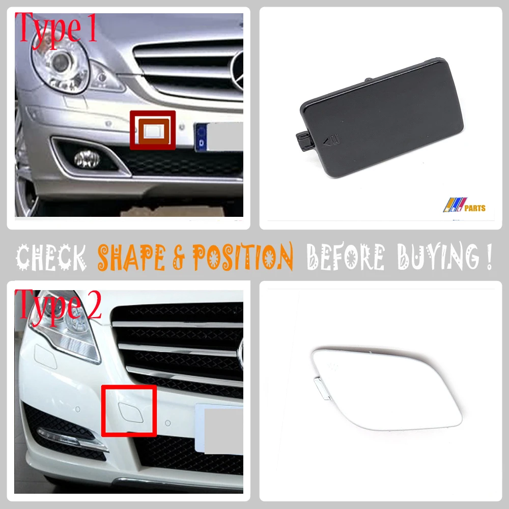 Per 06-15 Mercedes R W251 V251 R280 R300 R320 R350 R500 R550 R63 63Amg Di Traino Anteriore Della Copertura