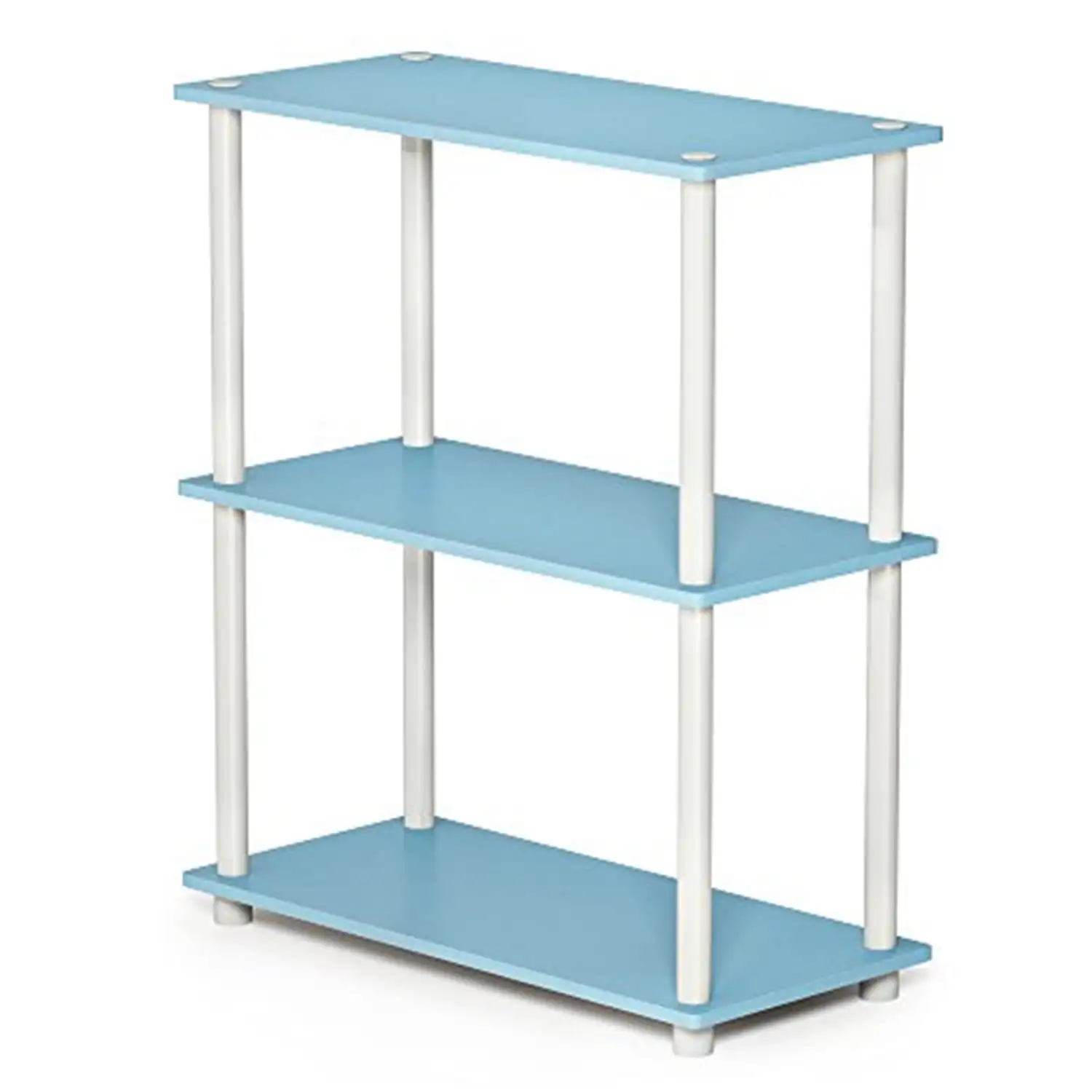 

Furinno 23,6 W x 11,6 D x 29,5 H 3 полки декоративные полки, сине-белые