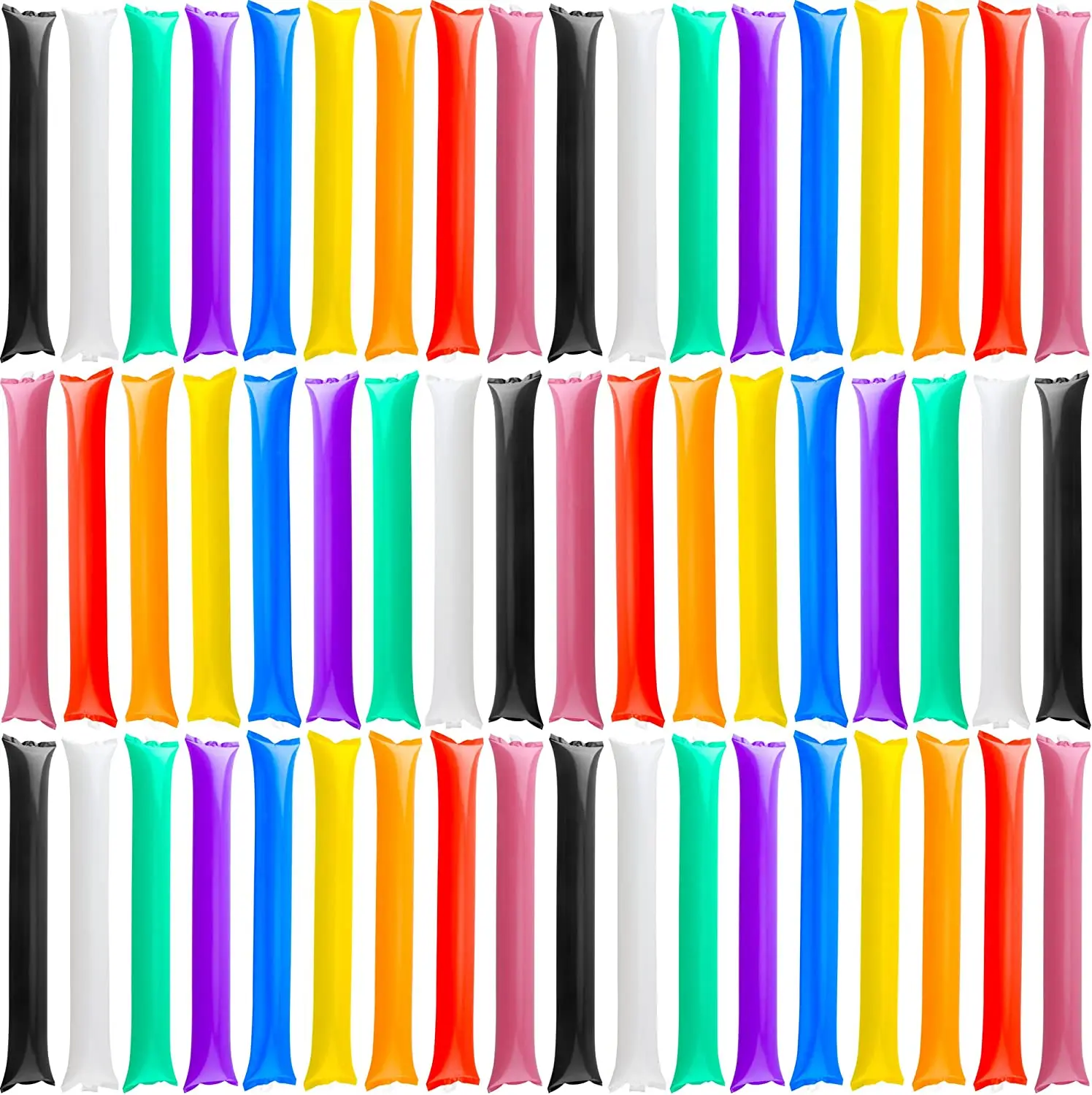 Description Picture 2 of item100Pcs Customizab Thunder Sticks Team Spirit Boom Sticks Noise Makers Cheerleading Spirit Stick Bam Inflatable Noisemakers