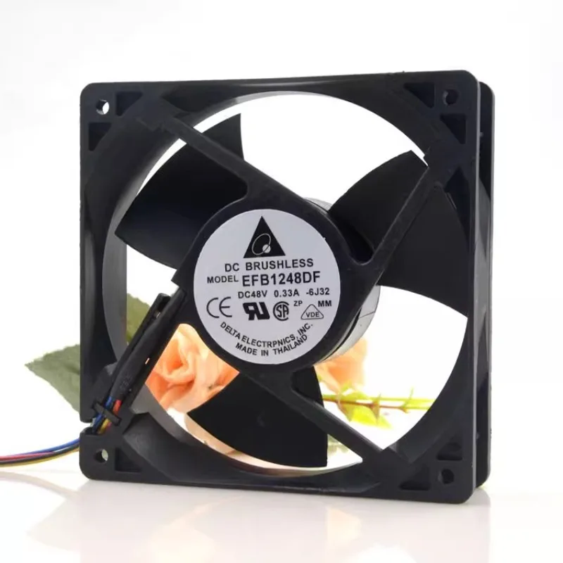 

Original Cooler Fan for Delta EFB1248DF 48V 0.33A 12032 12CM High Air Volume Frequency Converter Cooling Fan 120*120*32MM