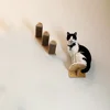 Cat wall rack felt cat stairs cat wall steps ladder pedals solid wood cat furniture on the wall suitable for cats to climb