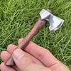 TRSKT Mini Camping Small Outdoor Axe Tactical Axes Toy Axe Gift Wood Handle With Box Dropshipping 3