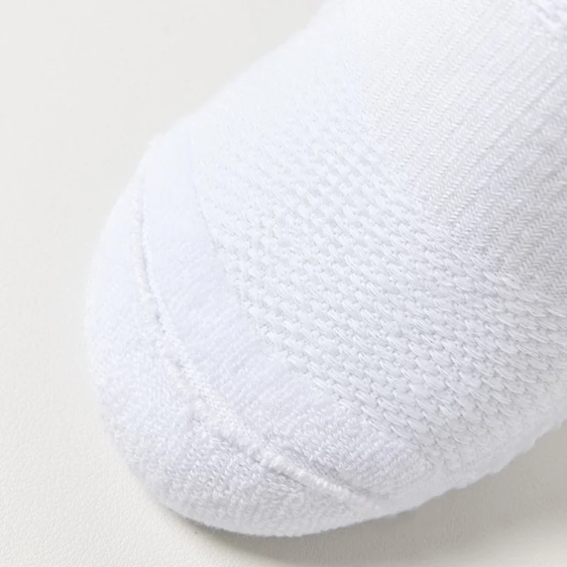 Basketball Socks Mesh White Long Tube Unisex Summer Black Sports Socks Wicking Towel Stockings For Football Badminton Marathon