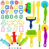 Dough Tools Playdough Mold Set for Kids Various Shape Needle Tube Letter Number Plasticine Accessory Children Craft Puzzle Toys 1