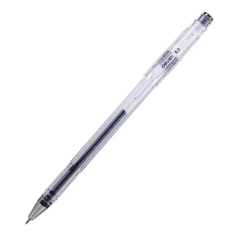 3 pcs/lot 0.3mm Fine Gel Pens Chinese Elegant Black Finance Needle Pens For Writing Office School Supplies Kawaii Stationery Pen 3