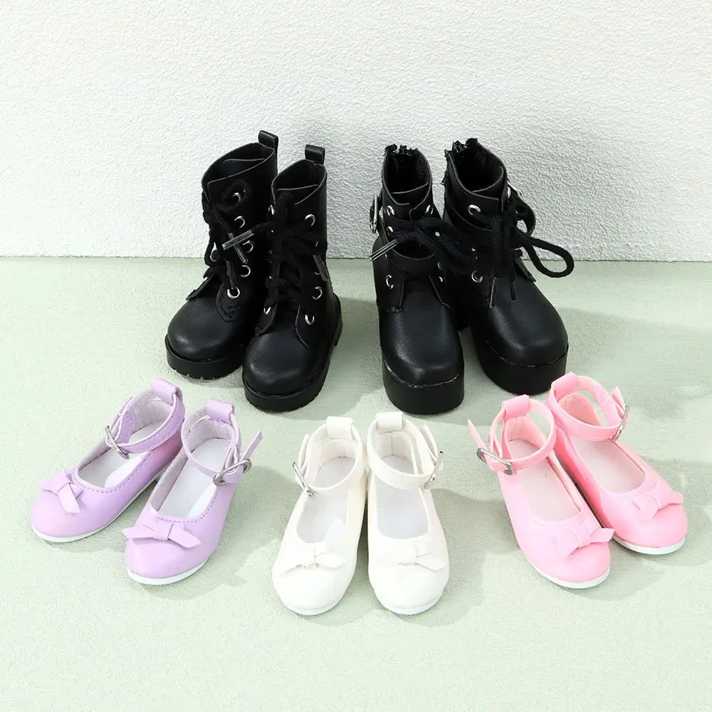 Fashion 7.8CM Doll Wearing 1/3 Play House Accessories 60cm Doll Boots Fabric Shoes Differents Color