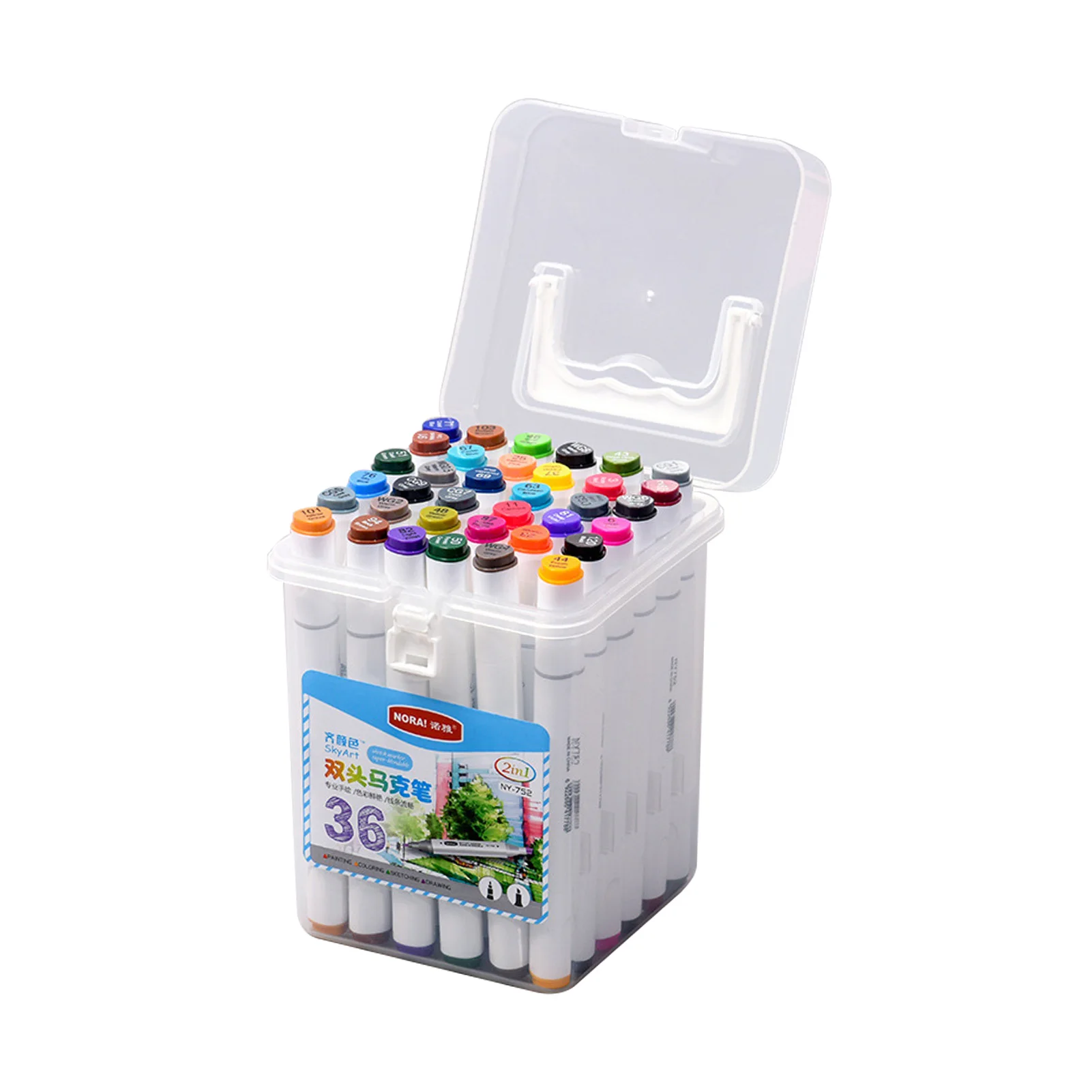 펜 그리기 영구 밑줄 애니메이션 카드 만들기 아트 마커, 알코올 기반 일러스트..