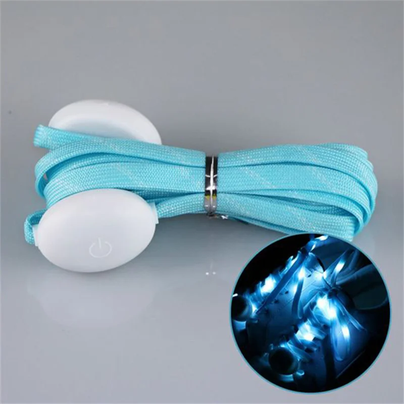 LED Sport Luminous Glow Shoelaces – Flash Light Shoe Strings