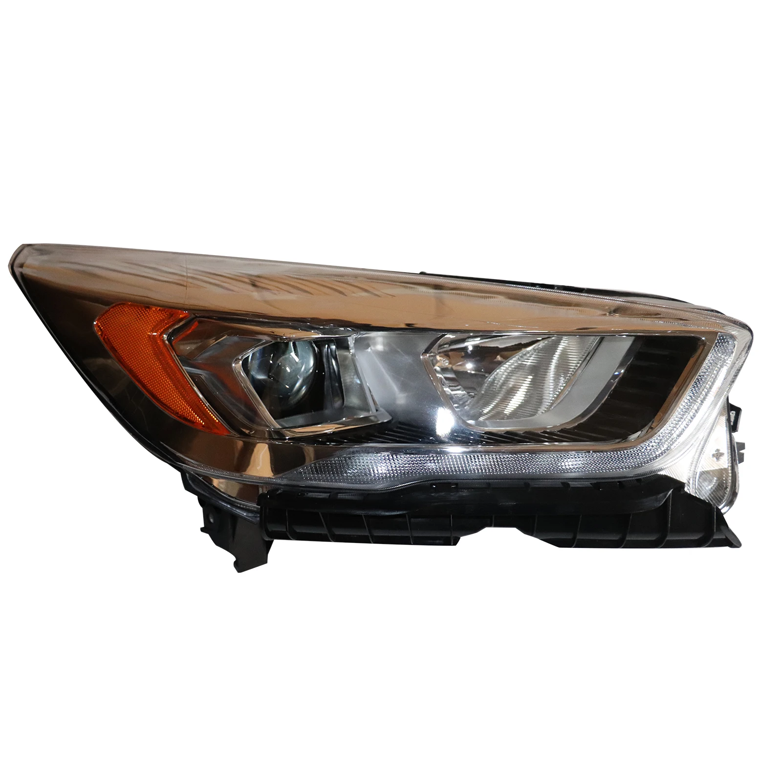 Right Headlight Halogen w/ LED Headlamp Passenger Side For 2017-2019 Ford Escape