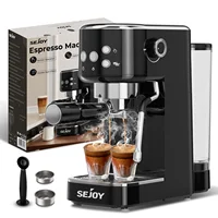 SEJOY Espresso Machine, Professional Espresso Maker with Milk Frother Steam Wand, Compact Espresso Coffee Machine 2