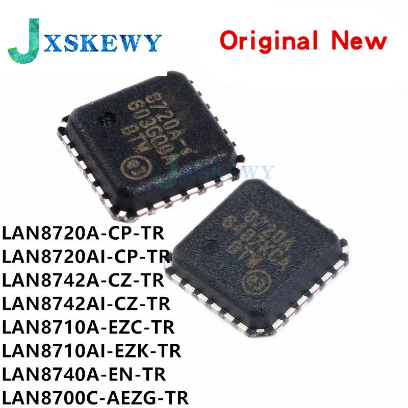 

10PCS LAN8720A-CP-TR LAN8720AI-CP-TR LAN8742A-CZ-TR LAN8742AI-CZ-TR LAN8710A-EZC-TR LAN8710AI-EZK-TR LAN8700C