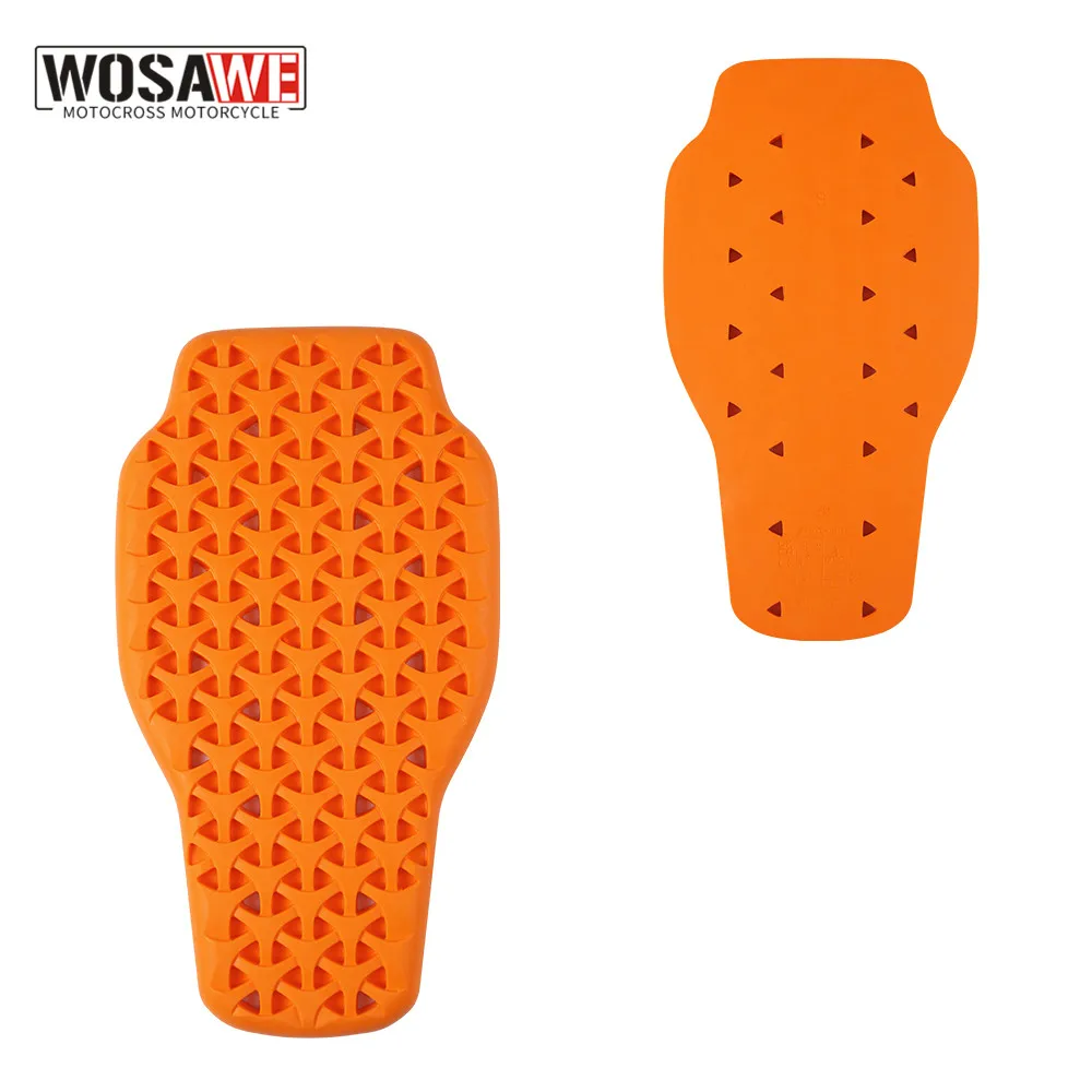 WOSAWE CE motorcycle back protector jackets insert back protector armor motorbike bike riding protection pads spine anti-fall