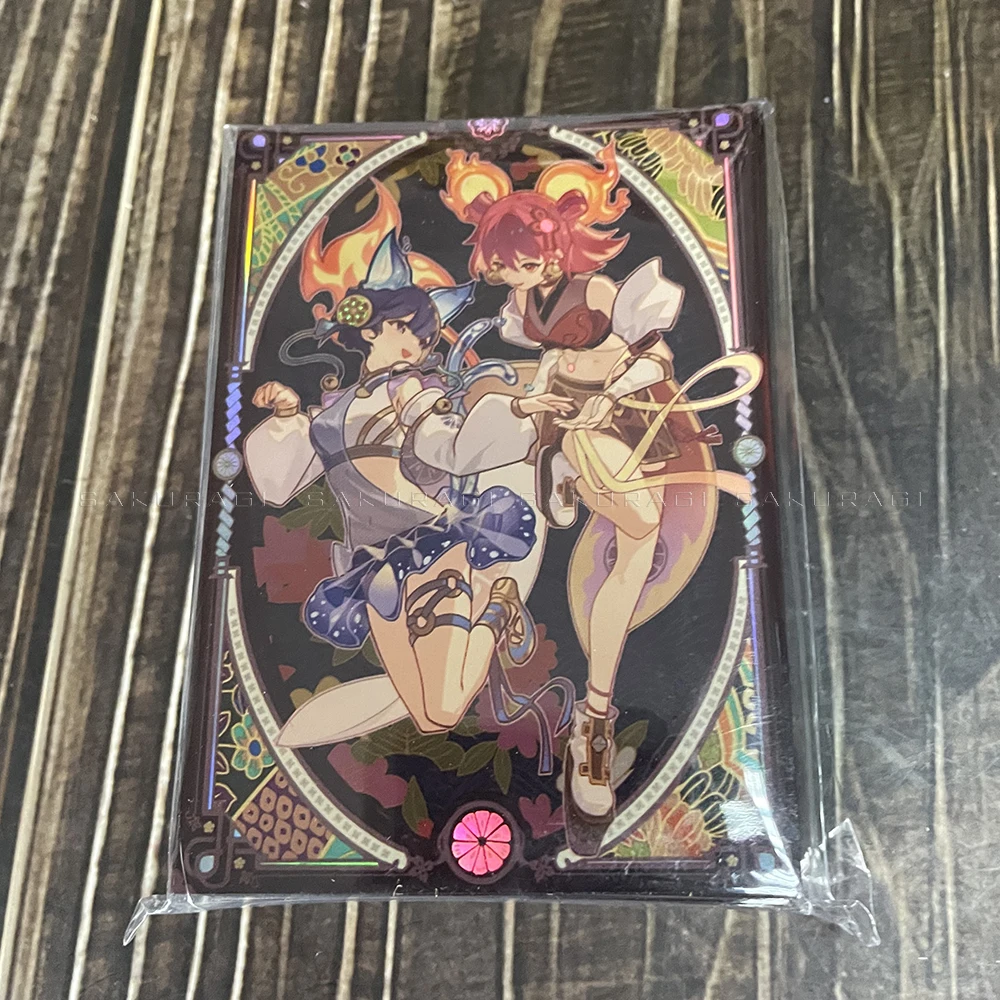 60pcs/pack Yu Gi Oh! Girl Card Sleeves Holographic Hare Nini the Mirror