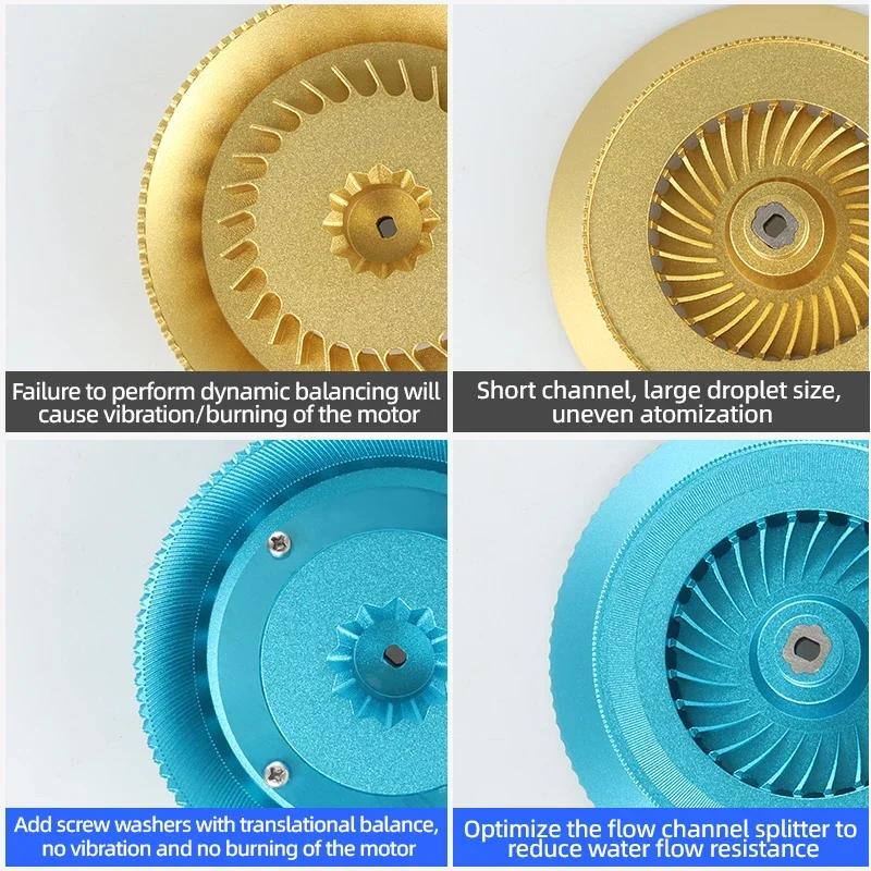 Disque de pulvérisation centrifuge pour drone agricole DJI T70 T70P T100 - 2/4 pièces