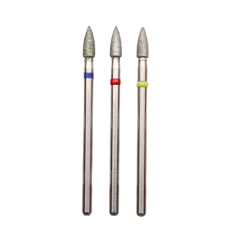 Description Picture 3 of itemElectric Manicure Drills Cone Diamond Nail Drill Bit Rotary Milling Cutters Bits for Cuticle Remove Tools Accessories