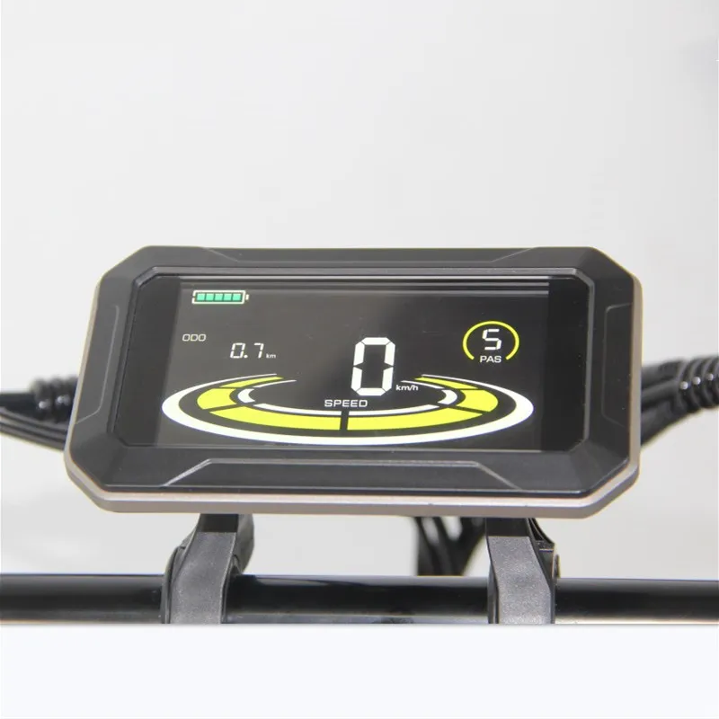 YOGH 電動内装変速機 ブラック 1pc Display 6 Pins 36V 48V 52V 60V LCD Display Throttle