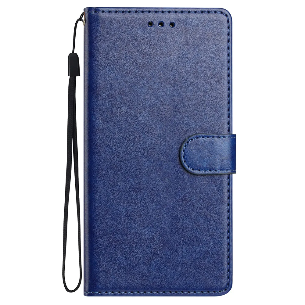 Magnetic Flip Leather Wallet Case with Card Holder and Stand – Anti-Fall Phone Cover