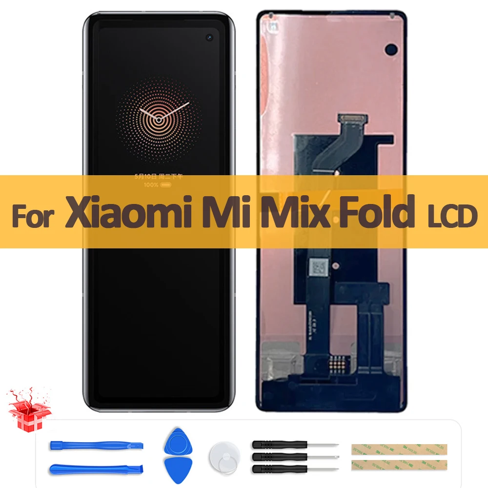 6.52 "Amoled Originale Per Xiaomi Mi Mix Fold Display Lcd Touch Panel Screen Digitizer Per Mix Fold Schermo Esterno Secondario