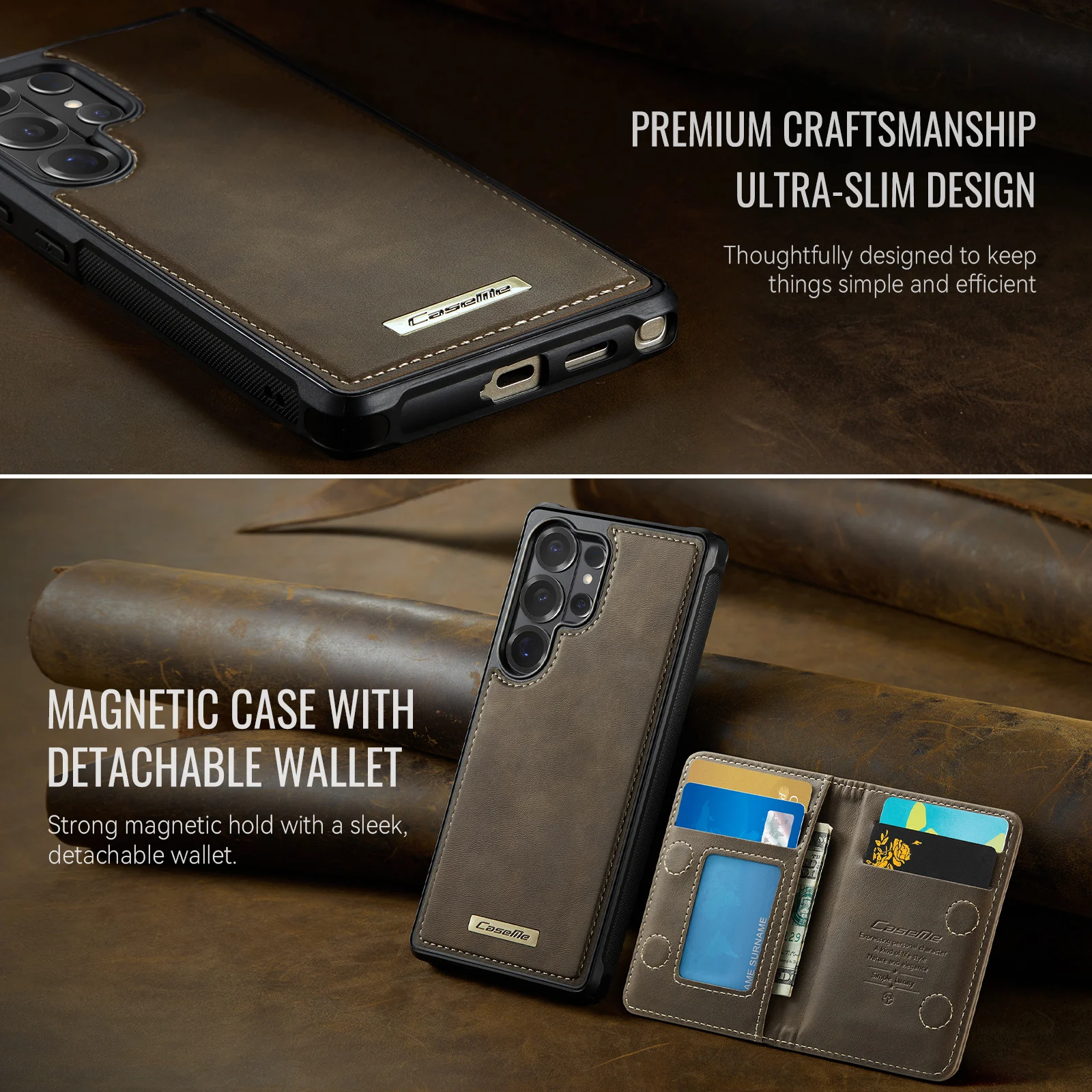 Magsafe Magnetic Leather Wallet Phone Case