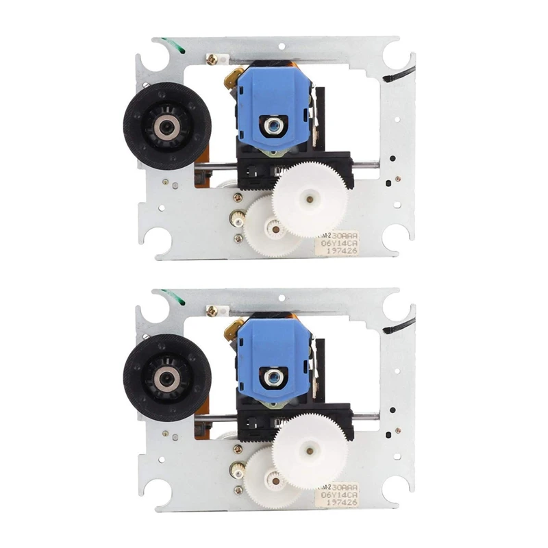 

2X KHM-230AAA DVD Optical Lasers Lens With Bracket Visible Light Lasers Head Replacement Repair Part
