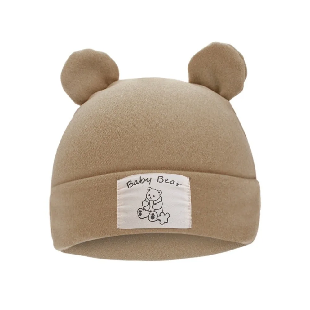 Cotton Bear Ear Winter Hat for Kids