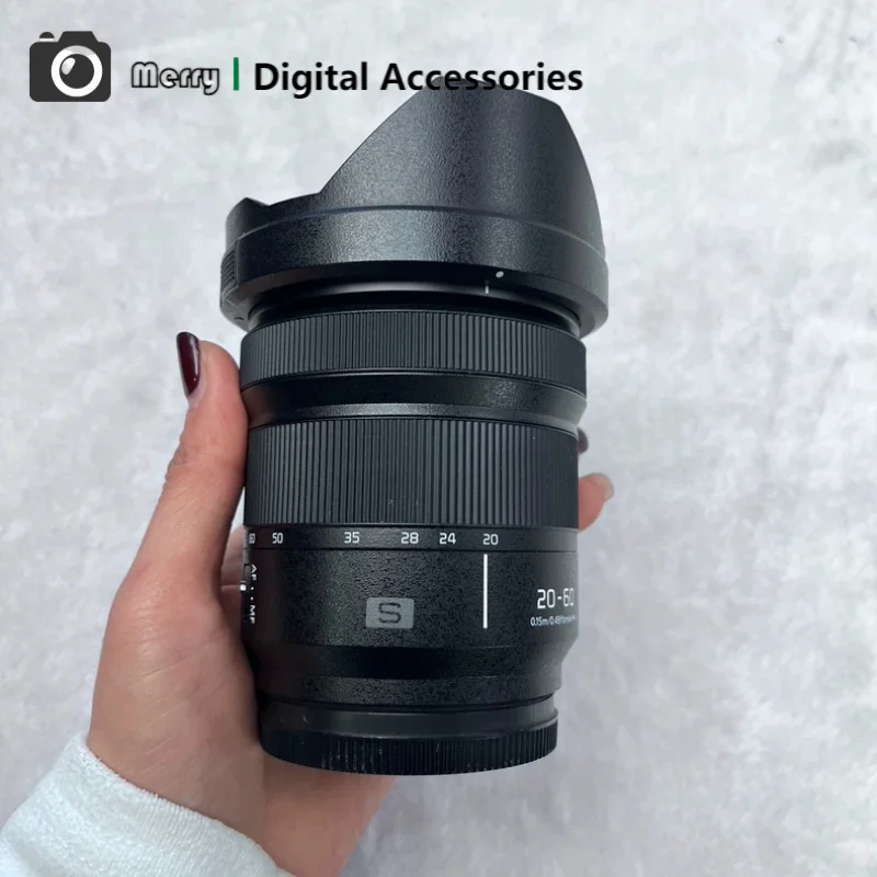 파나소닉 S 20-60mm F3.5-5.6 렌즈 L-마운트 풀프레임 S-R2060 울트라 와이드 줌 350g (95% 새 상품, ) 루믹스 S5 S9 용