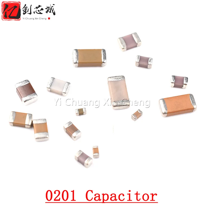 

100PCS 0201 SMD Chip Ceramic Capacitor 0.5pF - 4.7uF 10pF 22pF 100pF 220pF 470pF 1nF 2.2nF 4.7nF 10nF 15nF 22nF 100nF 104 103