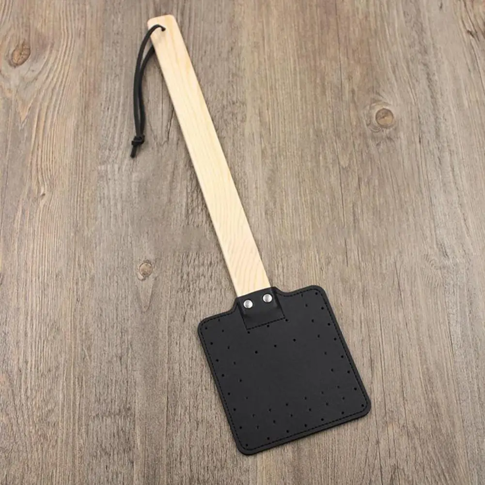 Pest Tool Fly Swatter Zapper Premium Faux Leather Fly Swatters Effective Indoor/outdoor Control for Flies Smooth Surface for