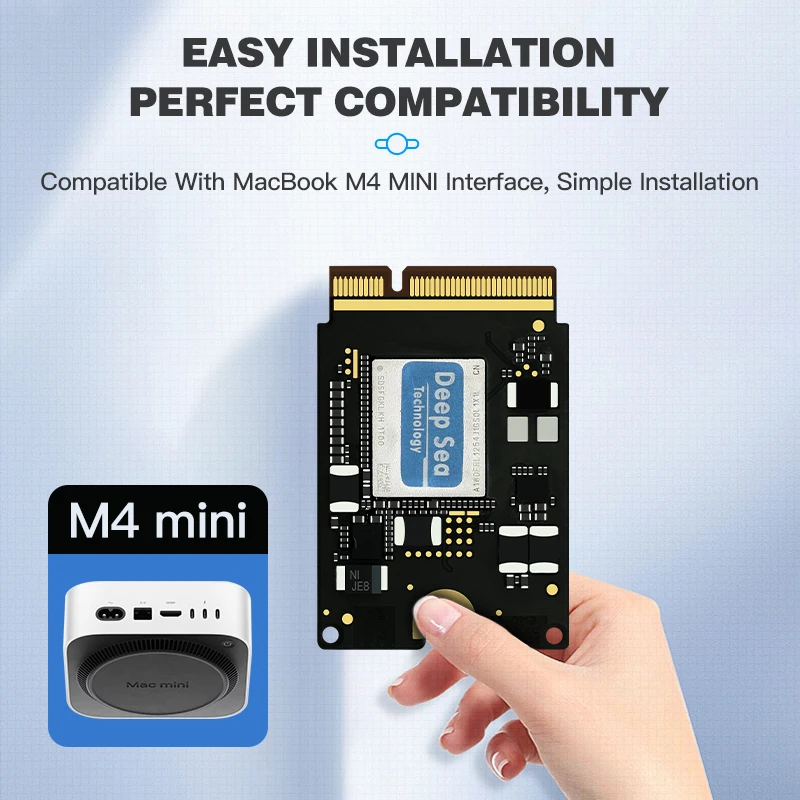 DeepSea 1T/2T ソリッドステートドライブキット MAC MINI M4 SSD 容量