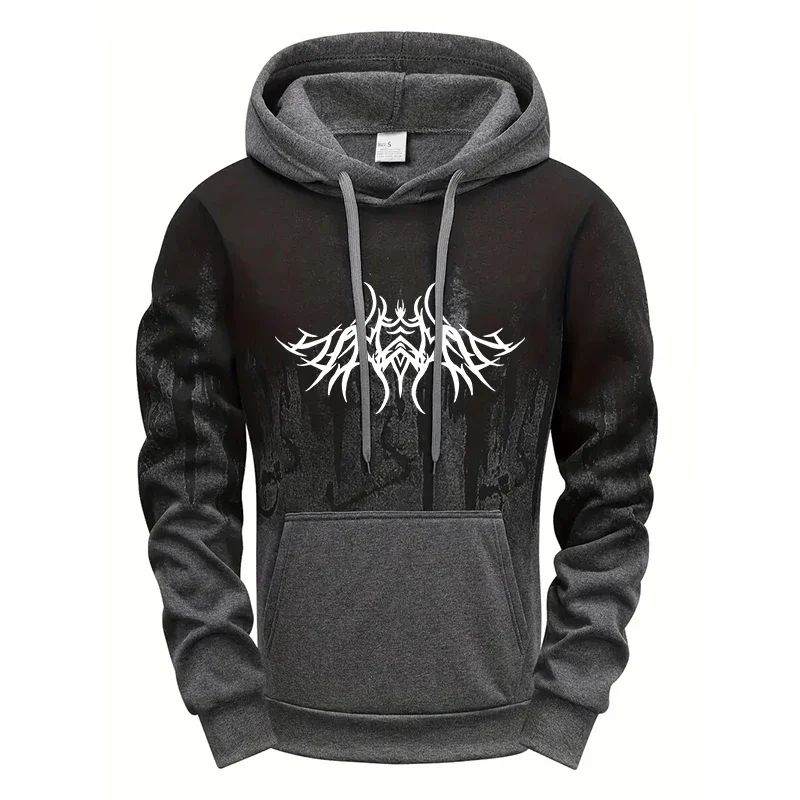 Men's High Grade Hooded Sweatshirt Y2K Style Streetwear Pullover