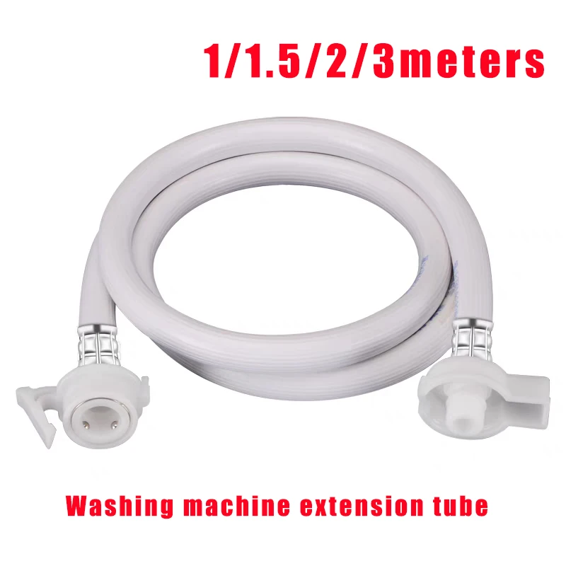 Full-Automatic Washing Machine Inlet Pipe Explosion-Proof Lengthened Universal Water Feeding and Water Injection Hose Extension